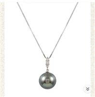 Collana Nimei Donna in Oro bianco Perla PCL5081T